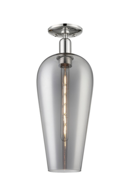Innovations - 716-1C-PN-G456-8SM - One Light Semi-Flush Mount - Arcadia - Polished Nickel