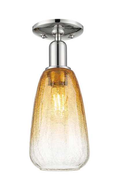 Innovations - 716-1C-PN-G480-6AM - One Light Semi-Flush Mount - Arcadia - Polished Nickel