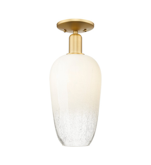 Innovations - 716-1C-SG-G484-7OP - One Light Semi-Flush Mount - Arcadia - Satin Gold