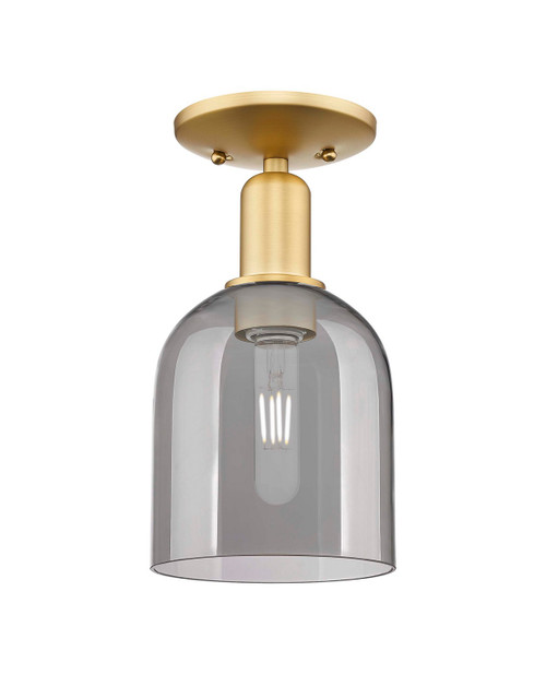 Innovations - 716-1C-SG-G558-6SM - One Light Semi-Flush Mount - Arcadia - Satin Gold