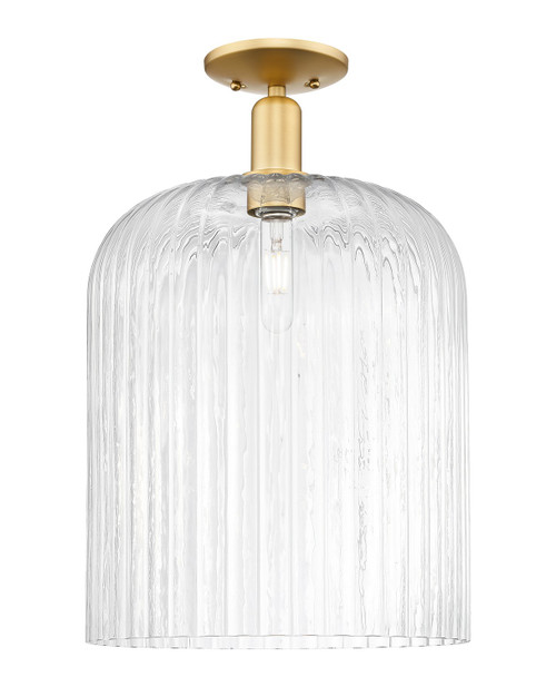 Innovations - 716-1C-SG-G559-12CL - One Light Semi-Flush Mount - Arcadia - Satin Gold