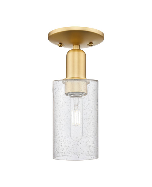 Innovations - 716-1C-SG-G804 - One Light Semi-Flush Mount - Arcadia - Satin Gold