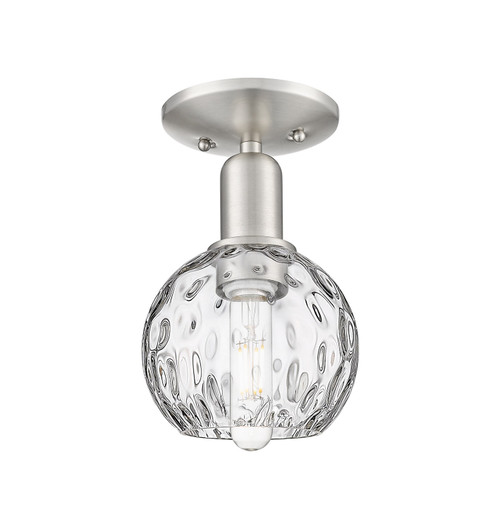 Innovations - 716-1C-SN-G1215-6 - One Light Semi-Flush Mount - Arcadia - Brushed Satin Nickel
