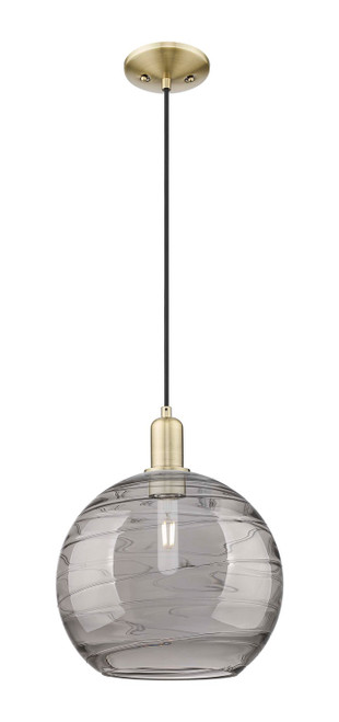 Innovations - 716-1P-AB-G1213-12SM - One Light Mini Pendant - Arcadia - Antique Brass