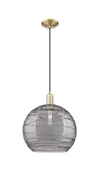 Innovations - 716-1P-AB-G1213-14SM - One Light Mini Pendant - Arcadia - Antique Brass