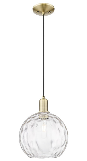 Innovations - 716-1P-AB-G1215-10 - One Light Mini Pendant - Arcadia - Antique Brass