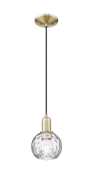 Innovations - 716-1P-AB-G1215-6 - One Light Mini Pendant - Arcadia - Antique Brass