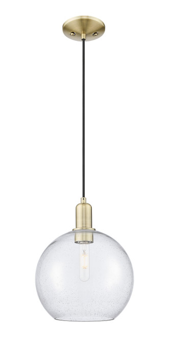 Innovations - 716-1P-AB-G124-10 - One Light Mini Pendant - Arcadia - Antique Brass