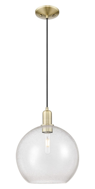 Innovations - 716-1P-AB-G124-12 - One Light Mini Pendant - Arcadia - Antique Brass