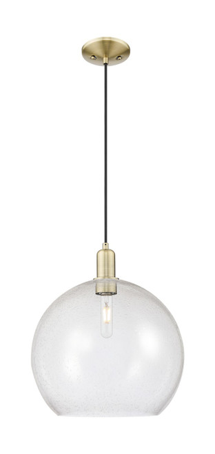 Innovations - 716-1P-AB-G124-14 - One Light Mini Pendant - Arcadia - Antique Brass