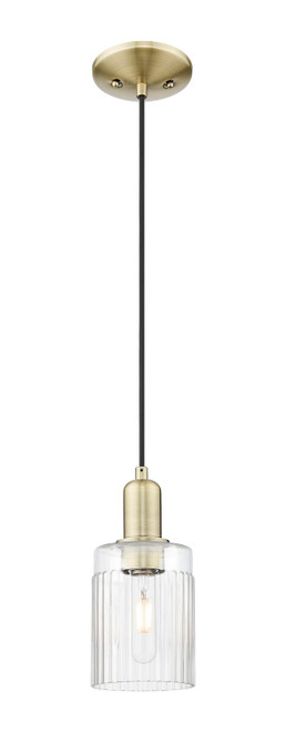 Innovations - 716-1P-AB-G342 - One Light Mini Pendant - Arcadia - Antique Brass