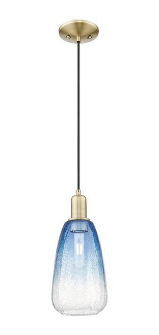 Innovations - 716-1P-AB-G480-6SB - One Light Mini Pendant - Arcadia - Antique Brass