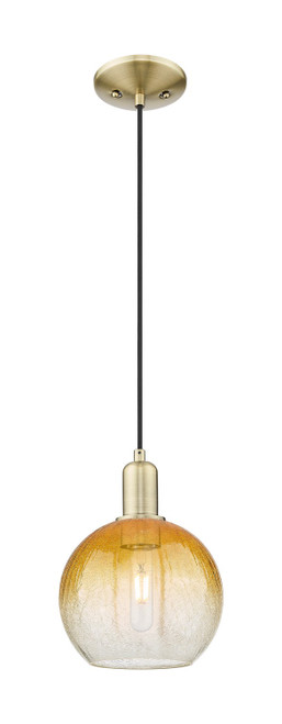 Innovations - 716-1P-AB-G483-8AM - One Light Mini Pendant - Arcadia - Antique Brass