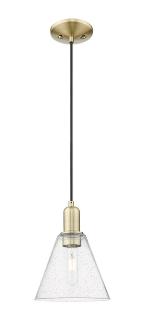 Innovations - 716-1P-AB-GBC-84 - One Light Mini Pendant - Arcadia - Antique Brass