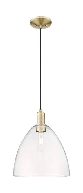 Innovations - 716-1P-AB-GBD-122 - One Light Mini Pendant - Arcadia - Antique Brass