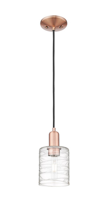 Innovations - 716-1P-AC-G1113 - One Light Mini Pendant - Arcadia - Antique Copper