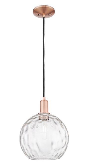 Innovations - 716-1P-AC-G1215-10 - One Light Mini Pendant - Arcadia - Antique Copper