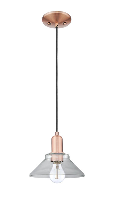 Innovations - 716-1P-AC-G132 - One Light Mini Pendant - Arcadia - Antique Copper