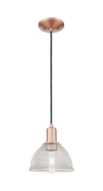 Innovations - 716-1P-AC-G422 - One Light Mini Pendant - Arcadia - Antique Copper