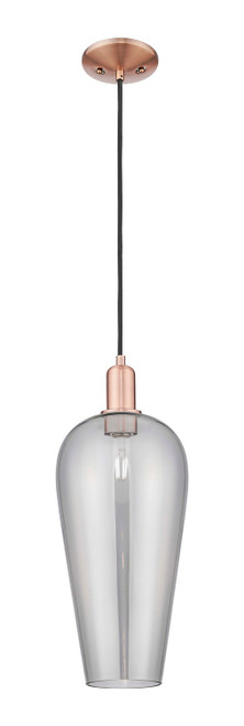 Innovations - 716-1P-AC-G456-8SM - One Light Mini Pendant - Arcadia - Antique Copper