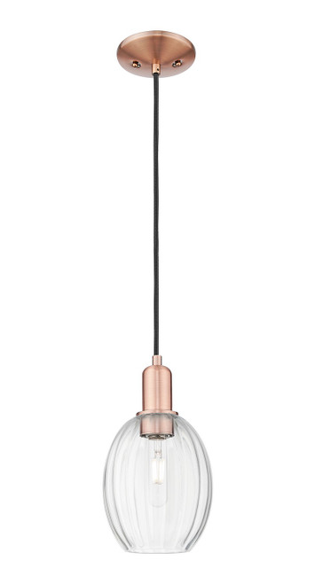 Innovations - 716-1P-AC-G459-6CL - One Light Mini Pendant - Arcadia - Antique Copper