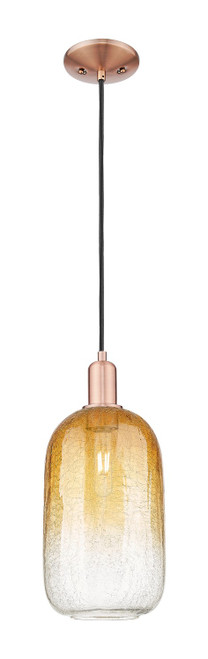 Innovations - 716-1P-AC-G482-7AM - One Light Mini Pendant - Arcadia - Antique Copper