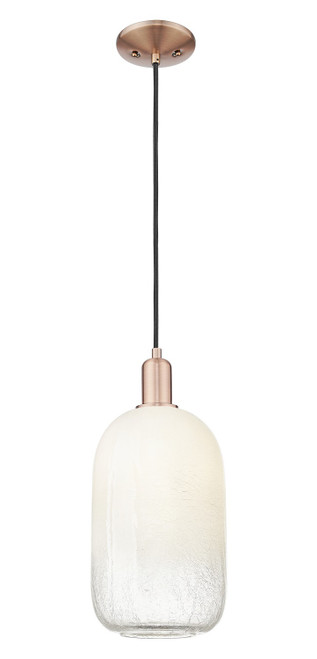 Innovations - 716-1P-AC-G482-7OP - One Light Mini Pendant - Arcadia - Antique Copper