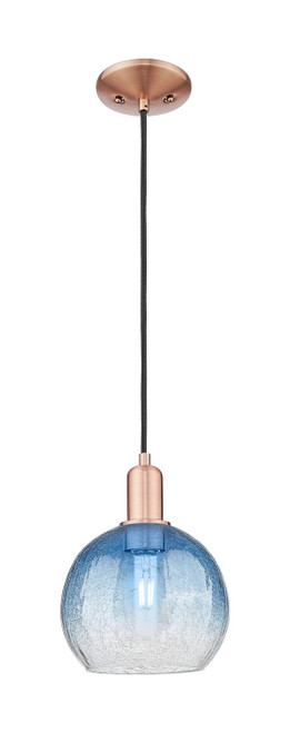Innovations - 716-1P-AC-G483-8SB - One Light Mini Pendant - Arcadia - Antique Copper