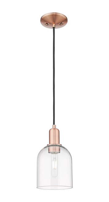 Innovations - 716-1P-AC-G558-6CL - One Light Mini Pendant - Arcadia - Antique Copper