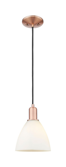 Innovations - 716-1P-AC-GBD-751 - One Light Mini Pendant - Arcadia - Antique Copper