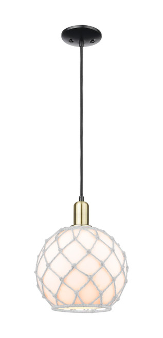 Innovations - 716-1P-BAB-G121-10RW - One Light Mini Pendant - Arcadia - Black Antique Brass