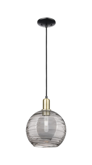 Innovations - 716-1P-BAB-G1213-10SM - One Light Mini Pendant - Arcadia - Black Antique Brass