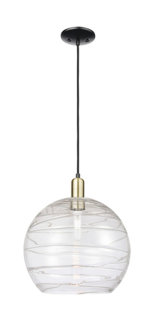 Innovations - 716-1P-BAB-G1213-14CL - One Light Mini Pendant - Arcadia - Black Antique Brass