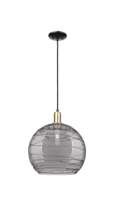 Innovations - 716-1P-BAB-G1213-14SM - One Light Mini Pendant - Arcadia - Black Antique Brass