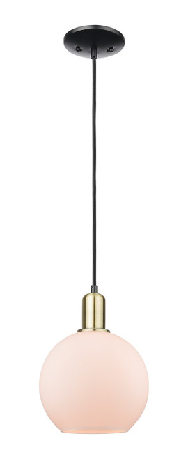 Innovations - 716-1P-BAB-G121-8 - One Light Mini Pendant - Arcadia - Black Antique Brass