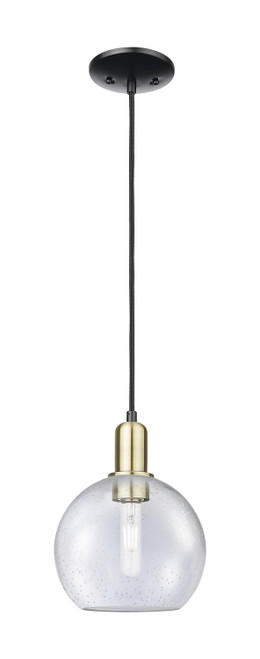 Innovations - 716-1P-BAB-G124-8 - One Light Mini Pendant - Arcadia - Black Antique Brass