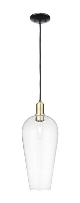 Innovations - 716-1P-BAB-G456-8CL - One Light Mini Pendant - Arcadia - Black Antique Brass