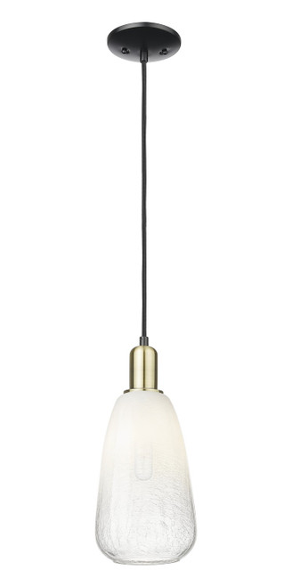 Innovations - 716-1P-BAB-G480-6OP - One Light Mini Pendant - Arcadia - Black Antique Brass