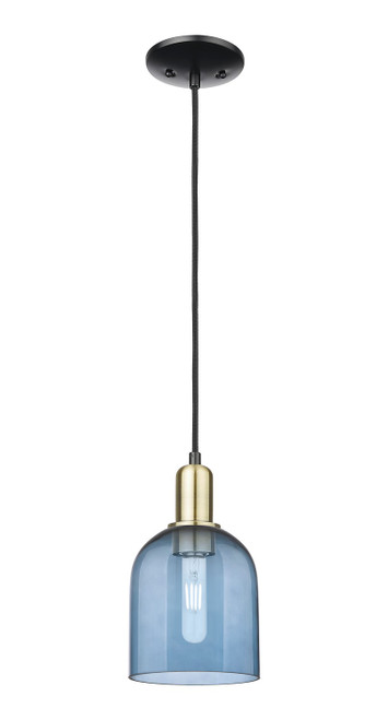 Innovations - 716-1P-BAB-G558-6BL - One Light Mini Pendant - Arcadia - Black Antique Brass