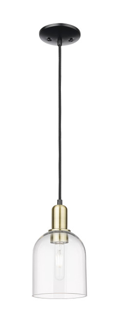 Innovations - 716-1P-BAB-G558-6CL - One Light Mini Pendant - Arcadia - Black Antique Brass