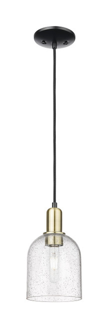 Innovations - 716-1P-BAB-G558-6SDY - One Light Mini Pendant - Arcadia - Black Antique Brass