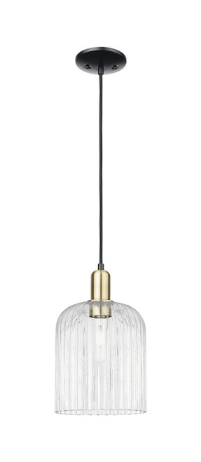 Innovations - 716-1P-BAB-G559-8CL - One Light Mini Pendant - Arcadia - Black Antique Brass