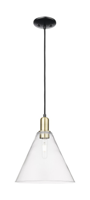 Innovations - 716-1P-BAB-GBC-122 - One Light Mini Pendant - Arcadia - Black Antique Brass