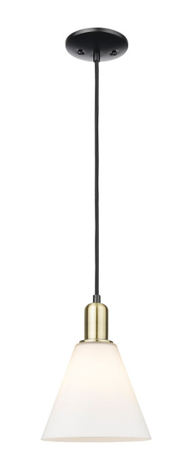 Innovations - 716-1P-BAB-GBC-81 - One Light Mini Pendant - Arcadia - Black Antique Brass