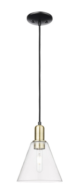 Innovations - 716-1P-BAB-GBC-82 - One Light Mini Pendant - Arcadia - Black Antique Brass