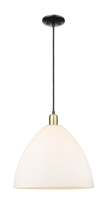 Innovations - 716-1P-BAB-GBD-161 - One Light Mini Pendant - Arcadia - Black Antique Brass