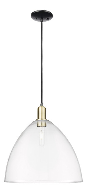 Innovations - 716-1P-BAB-GBD-162 - One Light Mini Pendant - Arcadia - Black Antique Brass