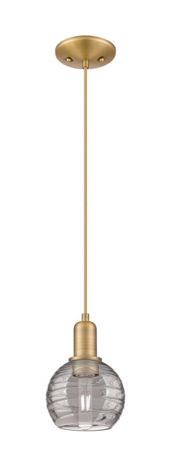 Innovations - 716-1P-BB-G1213-6SM - One Light Mini Pendant - Arcadia - Brushed Brass
