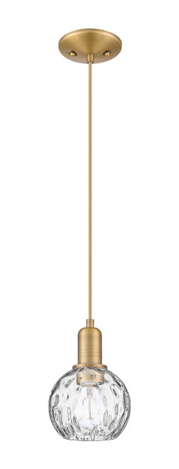 Innovations - 716-1P-BB-G1215-6 - One Light Mini Pendant - Arcadia - Brushed Brass