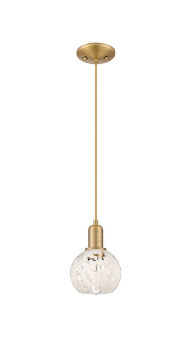 Innovations - 716-1P-BB-G1216-6WM - One Light Mini Pendant - Arcadia - Brushed Brass